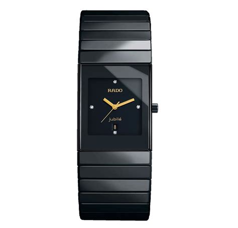 rado rectangular men's watch.